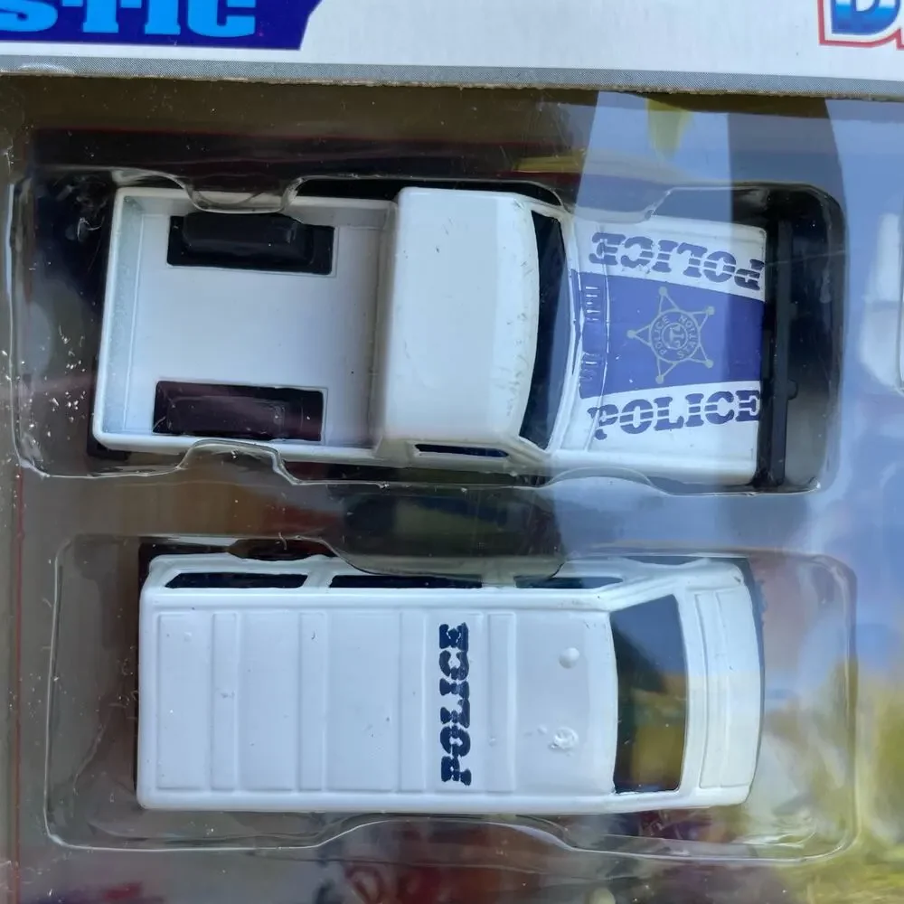 Police Team Die Cast Toy Vehicles 6 Piece Set Metal & Plastic New In Package
